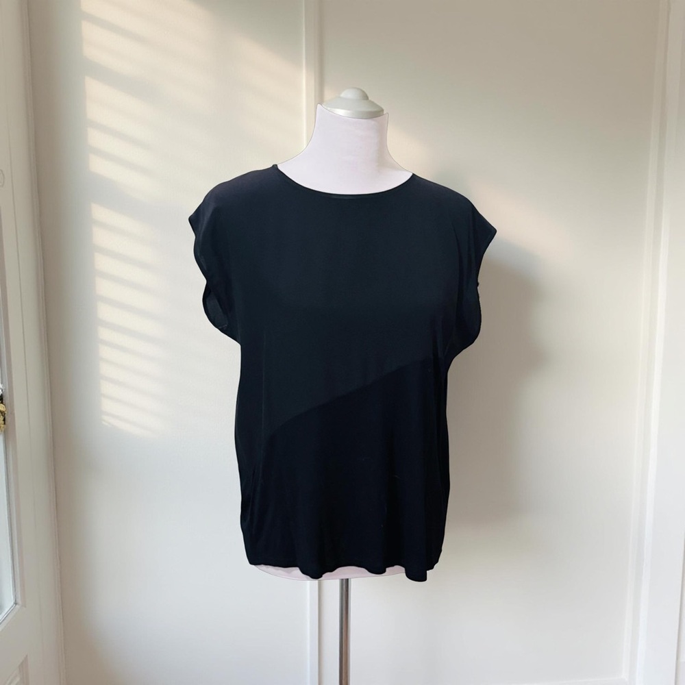 Collective Concepts Black Short Sleeve Top